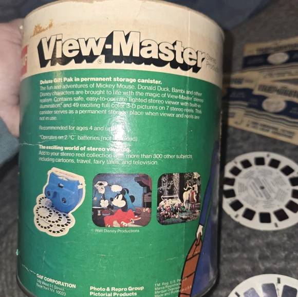 View-Master Disney Characters Kids Toy Reel Viewer - Blue/Green - Picture 9 of 10